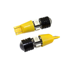 T10 Flaşlı Led Ampul Turuncu / Laam182-2