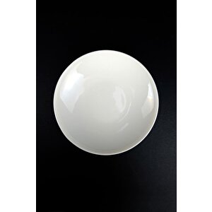 Digithome Semazen 6’lı Porselen Çukur Tabak Yemek Tabağı Seti 21 Cm Krem - Tl4052471 C320.003
