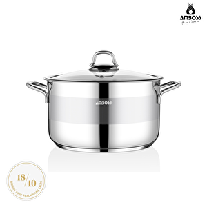 Saphire 22 Cm Derin Tencere Cam Kapak Sap-4318
