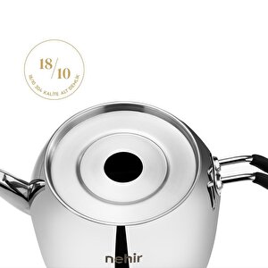 Nehir Çelik Çaydanlık Takımı Seti Modern Mini