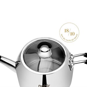 Nehir Çelik Çaydanlık Takımı Seti Modern Mini