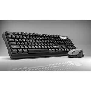 Incaiws-549u Rechargeable Silent Type-c Wireless Multimedia Klavye & Mouse Set