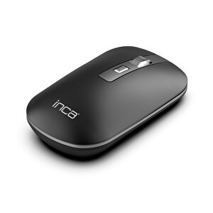 Inca Kablosuz Bluetooth & Wireless Antrasit Mouse Special Antrasit Metallic Silent Mouse Iwm-531ra