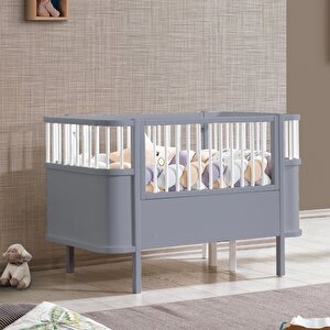 Mdf Beşik, 90x130 Trend Büyüyen Beşik , Trend Karyola 90x190, Antrasit Antrasit