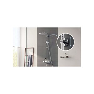 Euphoria Smartcontrol System 260 Mono Duvara Monte Termostatik Bataryalı Duş Sistemi - 26509000