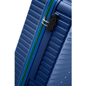 Kabin Boy %100 Polikarbon Valiz 4x2 Teker Lacivert 1088