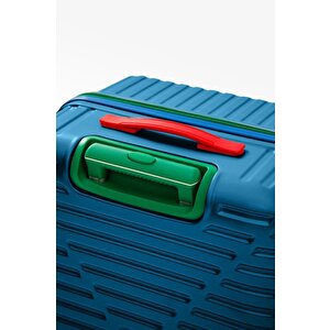 Kabin Boy %100 Polikarbon Valiz 4x2 Teker Turkuaz 1088