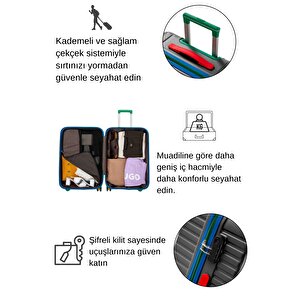 Kabin Boy %100 Polikarbon Valiz 4x2 Teker Antrasit 1088