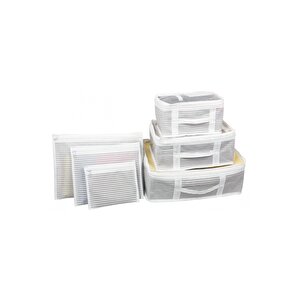 6'lı Bavul Organizer Seyahat Çantası Valiz Düzenleyici