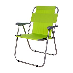 Katlanır Plaj Sandalyesi Piknik Sandalyesi Yeşil 1025