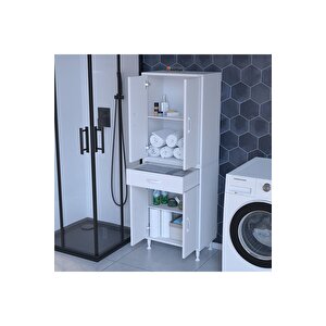 Emir Newyork 54 X 170,4 X 32,5 Cm Kapaklı Ve Çekmeceli Çok Amaçlı Banyo & Mutfak Dolabı
