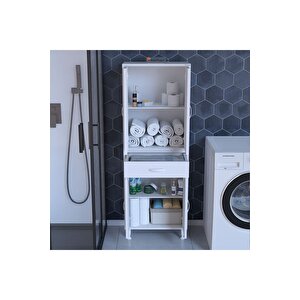 Emir Newyork 54 X 170,4 X 32,5 Cm Kapaklı Ve Çekmeceli Çok Amaçlı Banyo & Mutfak Dolabı