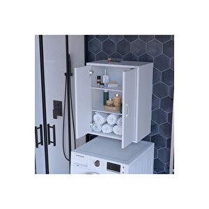 Era 55 X 85 X 32,5 Cm Makine Üstü Çok Amaçlı Asma Banyo & Mutfak Dolabı