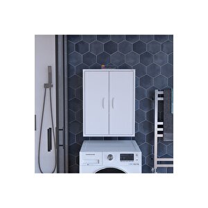 Era 55 X 85 X 32,5 Cm Makine Üstü Çok Amaçlı Asma Banyo & Mutfak Dolabı