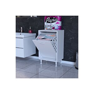 Söke 50 X 75 X 32,5 Cm Çamaşır Hazneli Çok Amaçlı Banyo Dolabı