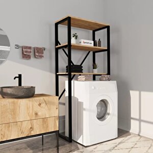 Çamaşır Makinesi Üstü Düzenleyici Raf Banyo Dolabı Rafı Makina Üstü Dolap Raf Çam