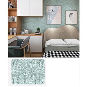 50x280cm Yeşil Kendinden Yapışkanlı Isı Ve Ses Yalıtımını Destekler Boyanabilir Duvar Paneli Kağıdı