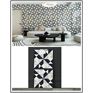 60x30cm Shiny Çizgili Geometrik Yapışkanlı Karavan Prefabrik Banyo Wc Duvar Kaplama Paneli