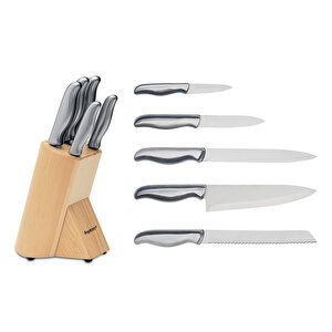 Essentials 6 Parça Bloklu Bıçak Seti