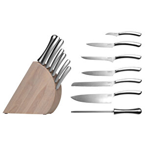 Essentials 8 Parça Arch Serisi Bloklu Bıçak Seti
