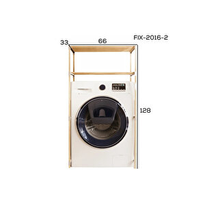 Fixwood Tmytedarikyapı Fix-2016-2 Çamaşır Makinesi Üstü Rafı 2 Katlı