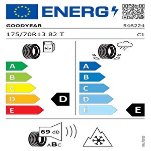 175/70 R13 Goodyear Ug 8 Ms 82t (üreti̇m Yili:2023)