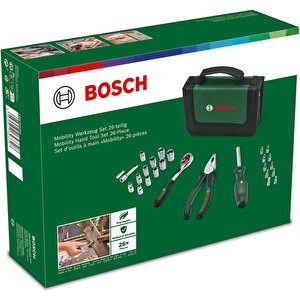 Bosch Home And Garden Taşınabilir El Aleti Seti 26 Parça - 1600a02by2