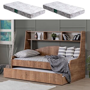 Tiriyo Yavrulu Karyola + 2 Adet Comfort Ortopedik Yatak