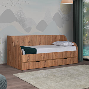 Okyanus Çekmeceli Yatak Ceviz + 1 Adet Comfort Yatak