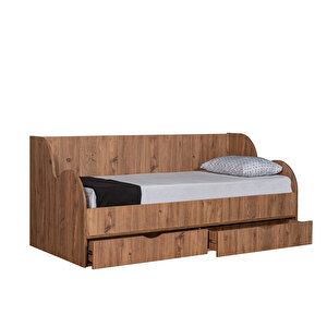 Okyanus Çekmeceli Yatak Ceviz + 1 Adet Comfort Yatak