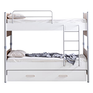 Poyraz New Genç Odası Yavru Yataklı Ranza + 2 Comfort Yatak