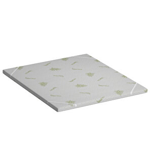 Yatak Pedi, Kuş Tüy Süngerli, 130x190 Cm, Full Ortopedik Aloevera Yatak Pedi