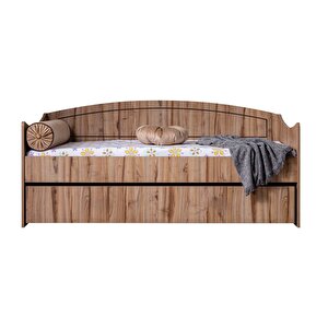 Akasya Yavrulu Karyola - Ceviz + 1 Adet Comfort Yatak