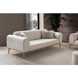 Rebul 3+1 Koltuk Takımı Krem Renk