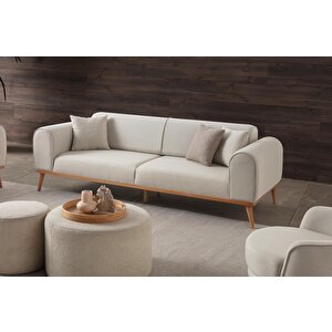 Rebul 3+1 Koltuk Takımı Krem Renk