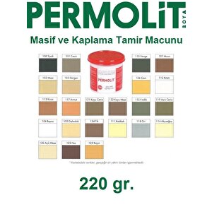 Masif Ve Kaplama Ahşap Tamir Macunu Venge Yeşi̇l 220 Gr.