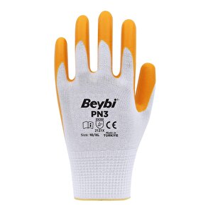 Polyester-nitril İş Eldiveni Pn3 No: 10 Sarı - 12 Çift