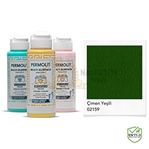 Multi Surface Akrilik Hobi Boyası Çi̇men Yeşi̇l 120 Ml.