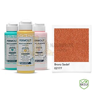 Multi Surface Akrilik Hobi Boyası Sedef Bronz 120 Ml.