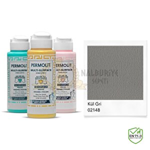 Multi Surface Akrilik Hobi Boyası Kül Gri̇ 120 Ml.