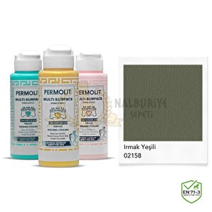Multi Surface Akrilik Hobi Boyası Irmak Yeşi̇li̇ 120 Ml.