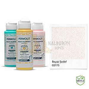 Permolit Multi Surface Akrilik Hobi Boyası Sedef Beyaz 120 Ml.