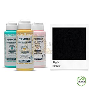 Multi Surface Akrilik Hobi Boyası Si̇yah 120 Ml.