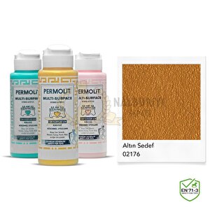 Multi Surface Akrilik Hobi Boyası Sedef Altın 120 Ml.