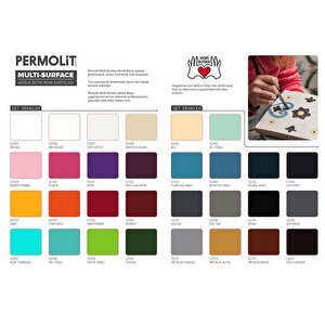 Permolit Multi Surface Akrilik Hobi Boyası Deni̇z Taşı 120 Ml.