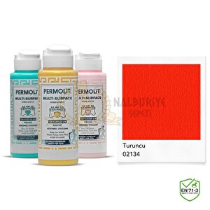 Multi Surface Akrilik Hobi Boyası Turuncu 120 Ml.