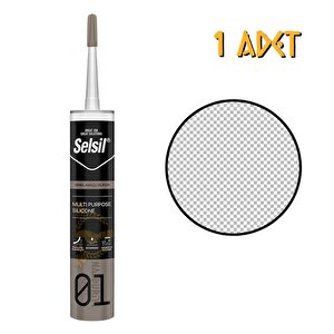 Genel Amaçlı Silikon Şeffaf 280 Gr. - 1 Adet