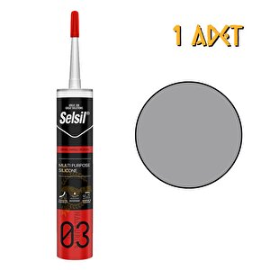 Genel Amaçlı Silikon Alümi̇nyum Gri̇ 322 Gr. - 1 Adet
