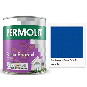 Enamel Sentetik Yağlı Boya Parli̇ament Mavi̇ 0.75 Lt.