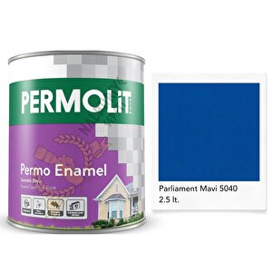 Enamel Sentetik Yağlı Boya Parli̇ament Mavi̇ 2.5 Lt.